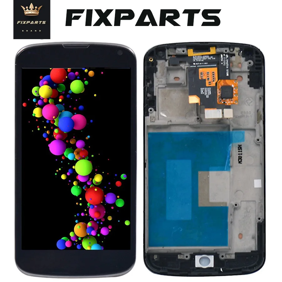 1280x768 для LG E960 Google Nexus 4 сенсорный ЖК экран с дигитайзером в сборе рамкой +