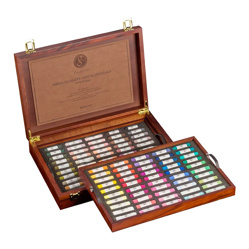 MUNGYO Color chalk hand-painted professional 60/100/200 color master pure manual painting a pastel suits