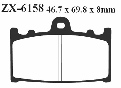 Motorcycle Semi Met Front Disc Brake Pads for SUZUKI GSX650 GSX650F GSX 650 F 2008 &amp up | Автомобили и мотоциклы