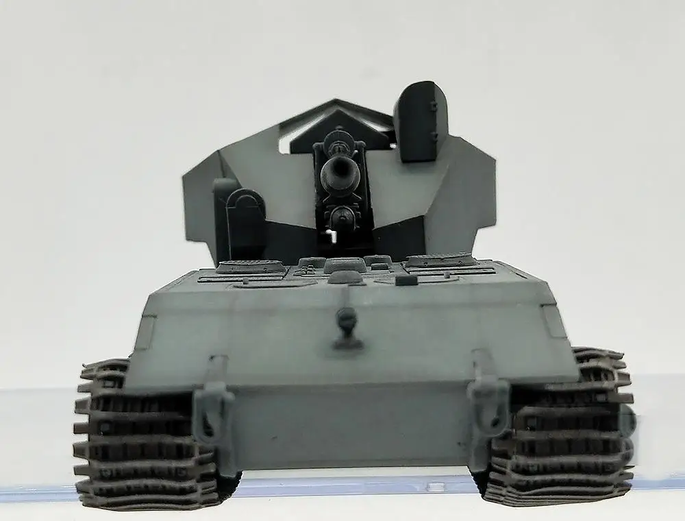 Немецкий E 100 W/128 мм пистолет 1/72 без литья под давлением Модель Танк модель собрать