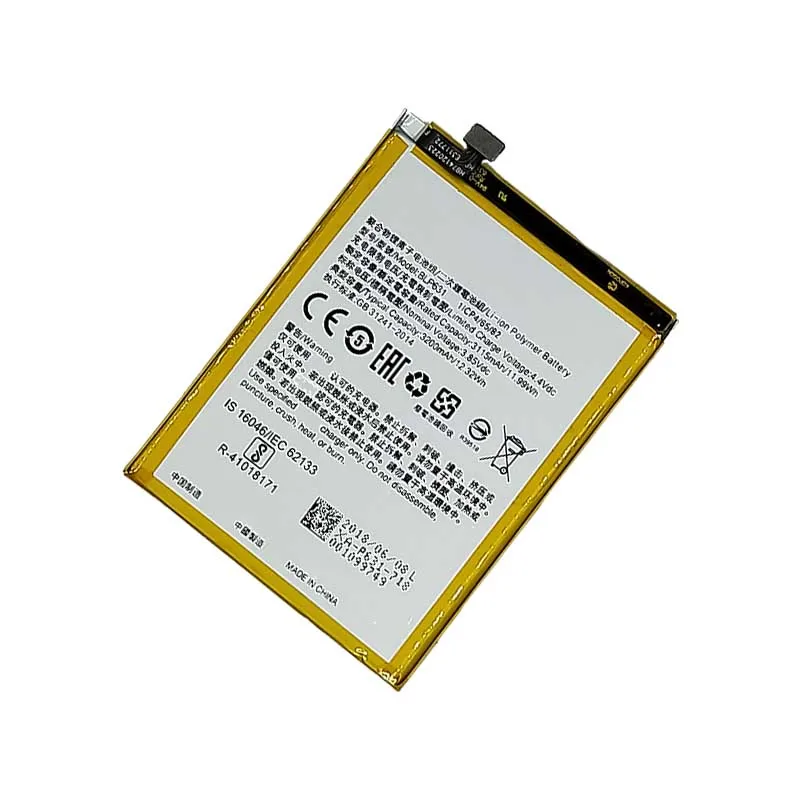 Батареи BLP631 3115mAh батареи для OPPO R73 li-ion 100% протестированы | Мобильные телефоны и