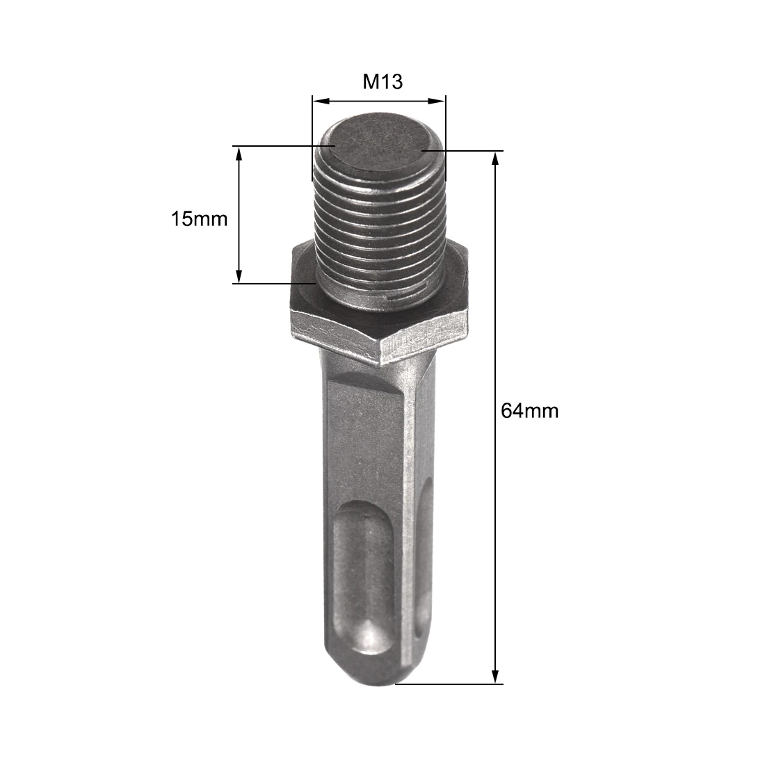 5 шт. адаптер патрона для сверления 3/8 &quot1/2&quot SDS Plus до M10 M13 резьба без ключа с