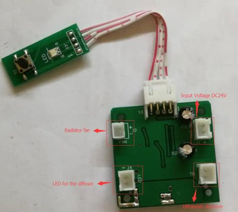 Распылитель с PCB драйвером 20 мм 24 в постоянного тока запчасти для увлажнителя