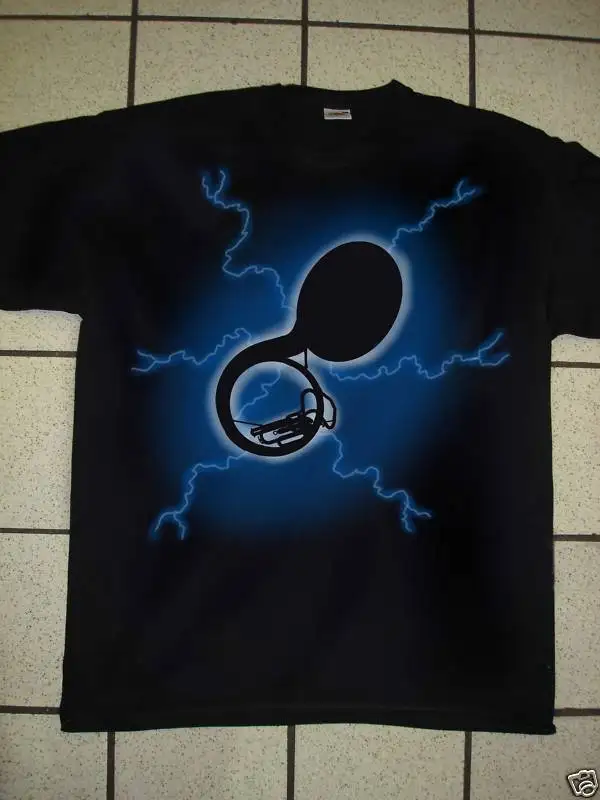 Фото Airbrushed Sousaphone T-Shirt in sizes Small to 3XXXL Summer Men'S fashion Tee Comfortable t shirt Casual Short Sleeve TEE Мужская Airbrushed Sousaphone T-Shirt in sizes Small to 3XXXL Summer Men'S fashion Tee Comfortable t shirt Casual Short Sleeve TEE Мужская