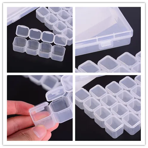 

28 Grids Weekly Pill Drug Box Squares Medicine Storage Organizer Container Case 7 Days Tablet Holder Dispenser Health Care