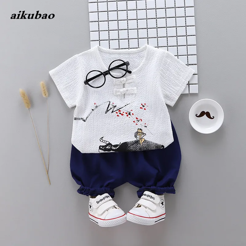 Для маленьких детей Продукты 2018 новые комплекты одежды для мальчиков 2 шт. жилет +