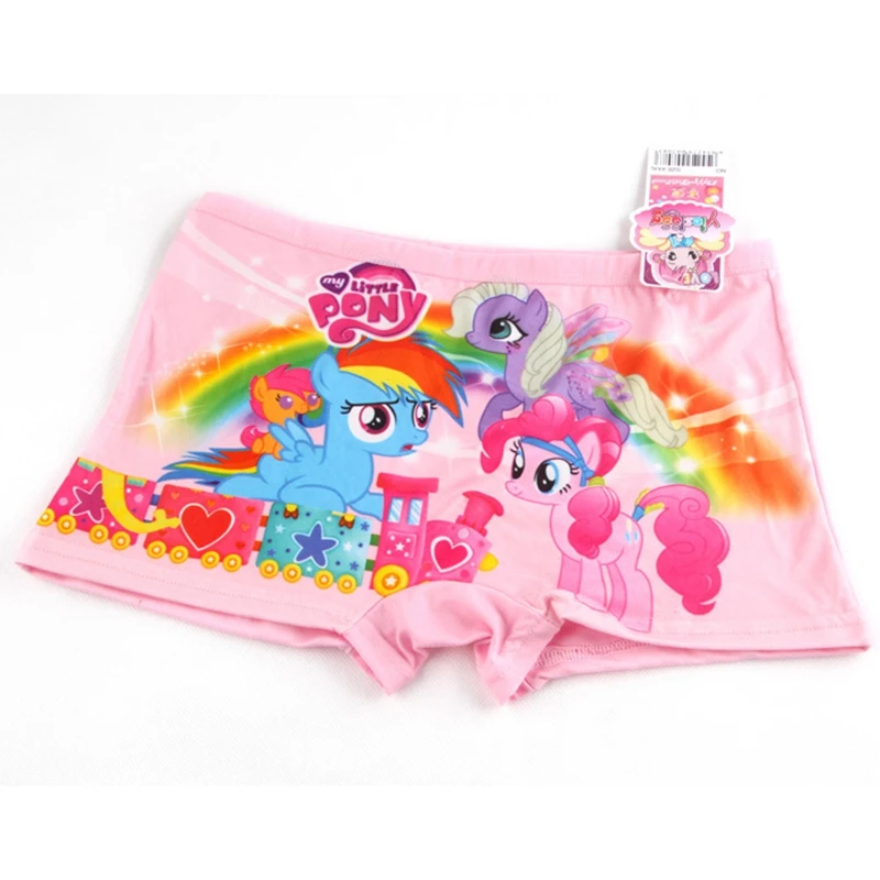 MiNiKQ 5 шт. в партии нижнее белье с рисунками из мультфильмов для маленьких девочек