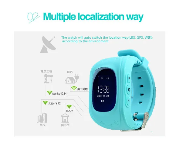 Скидка детям gps трекер kidizoom smart watch с GPRS/Lbs/gps Русский язык pk q90/q80/q100|smart watch|kidizoom watchwatch