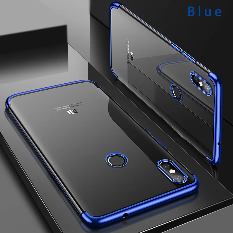 Роскошный чехол-бампер Xiaomi Max 3 Max3 с цветным покрытием прозрачный чехол из ТПУ Для