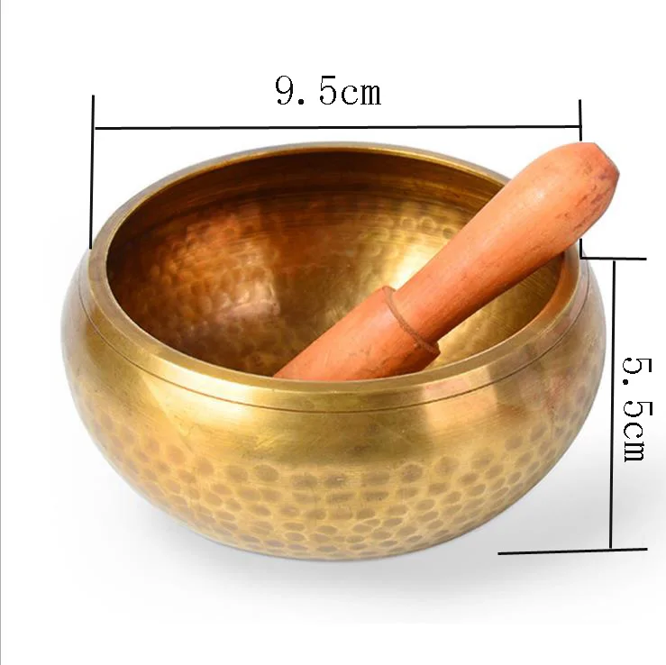The Tibetan Buddhist chanting supplies wholesale bowl Nepal handmade Buddha bowls meditation copper chime Metal Craft sculptur | Дом и сад