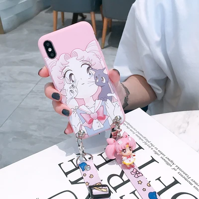 As shown in P30 pro Cute 3D Sailor Moon phone case For Huawei mate 20 20X 20pro P20 pro Nova5/4/3 Honor 20 8X Max Cartoon back cover - Цвет: As shown in