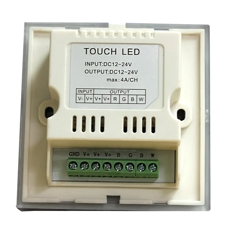 Новая Домашняя цветная светодиодная сенсорная белая панель RGB контроллер для