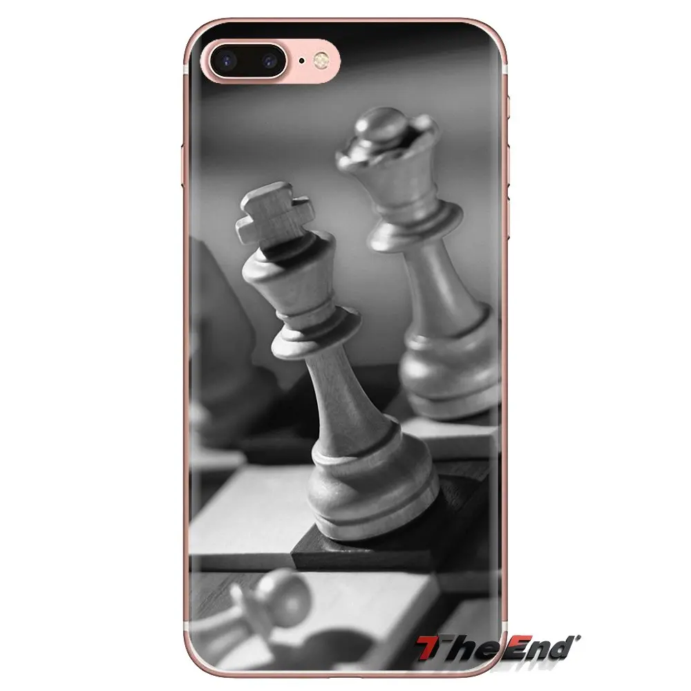 Chess Pieces and Board For Samsung Galaxy J1 J2 J3 J4 J5 J6 J7 J8 Plus 2018 Prime 2015 2016 2017 Transparent Soft TPU Case |