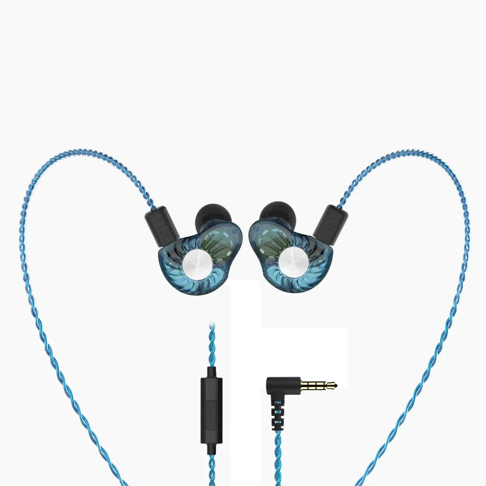 Revonext RX8 1BA + 1DD в ухо наушник гибридная гарнитура HIFI бас шумоизолирующие наушники с