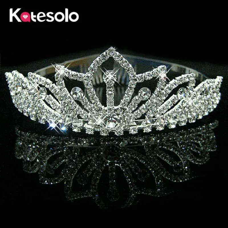 1 шт. 2021 Новые Модные посеребренные принцессы с украшением в виде кристаллов