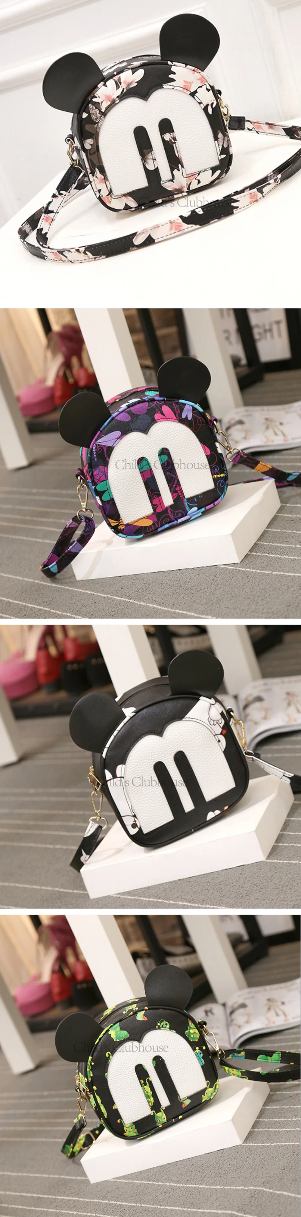Disney Kinderen Schoudertas мини через плечо Tassen Minnie Mickey Vrouwen Handtassen Leuke дети мессенджер Mode Meisjes Kerstcadeau