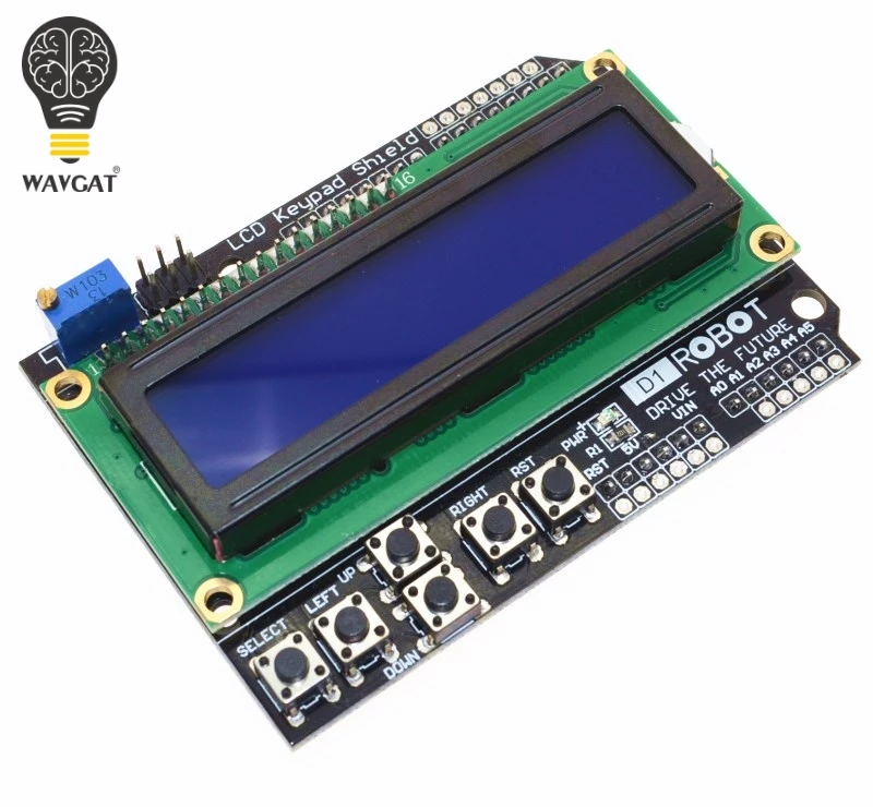1 шт. ЖК экран с клавиатурой дисплей 1602 Модуль для Arduino ATMEGA328 ATMEGA2560 raspberry pi UNO синий