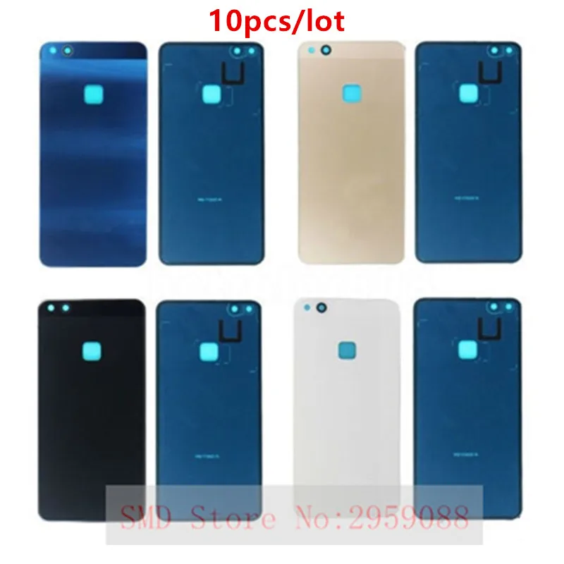 10 шт. P10lite задняя крышка из стекла для Huawei P10 Lite/для Nova Lite Replcement корпуса | Мобильные