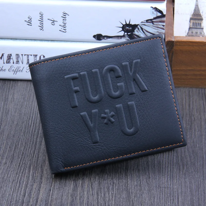 Кошелек мужской из натуральной кожи простой короткий | Багаж и сумки