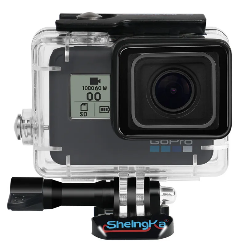 Водонепроницаемый корпус для GoPro HERO /7/6, Черный Защитный Чехол 45 м для подводного погружения, аксессуары для экшн-камеры Go Pro