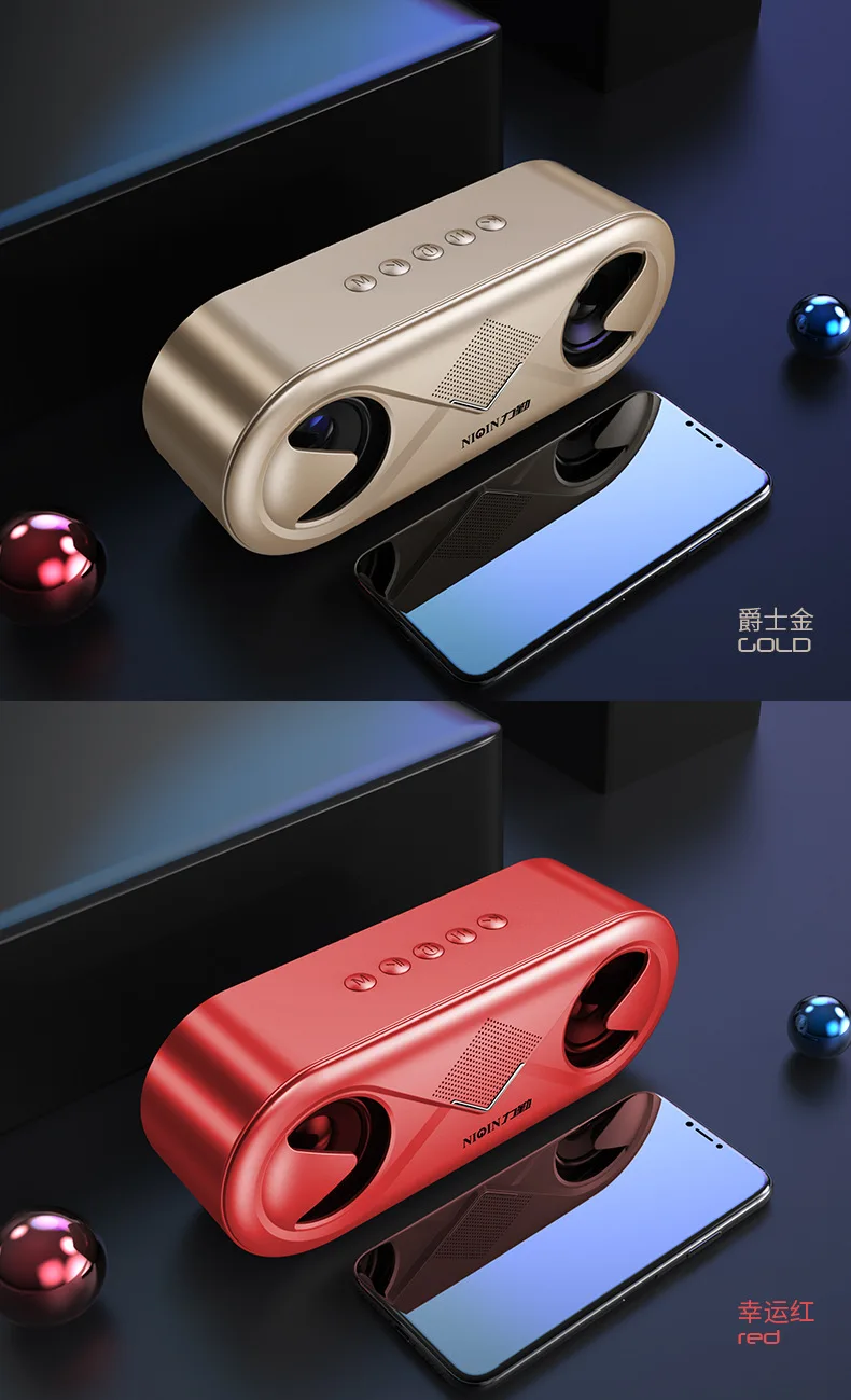 Новинка 6D стерео звук портативный Bluetooth динамик 10 Вт беспроводной громкоговоритель открытый динамик Поддержка TF карты/usb накопитель/AUX