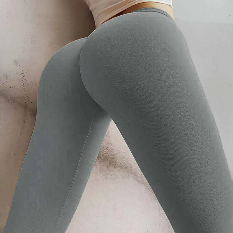 NCLAGEN модные скрученные прикладочные Yogaings GYMs Легинсы телесного цвета женские с высокой талией нейлон тренировки спортивные Бриджи леггинсы