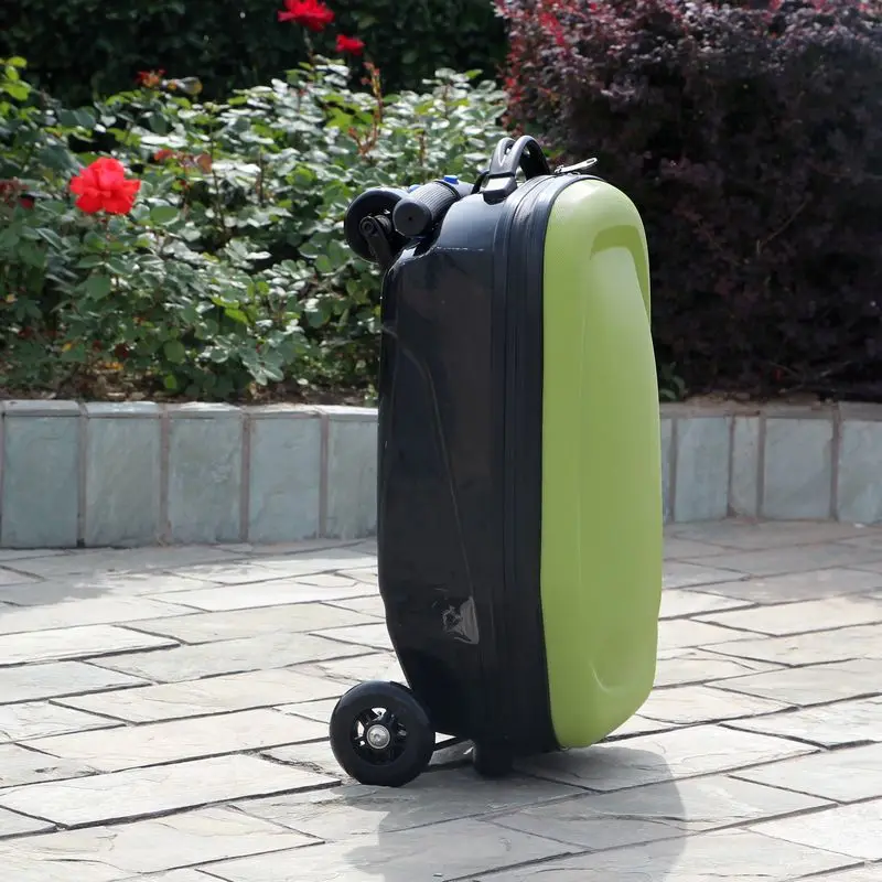 100% PC Suitcase Fashion Students Scooter Boy Cool 3D Case Carts Extrusion Business Travel Baggage Children Boarding Box 2 Types | Багаж и