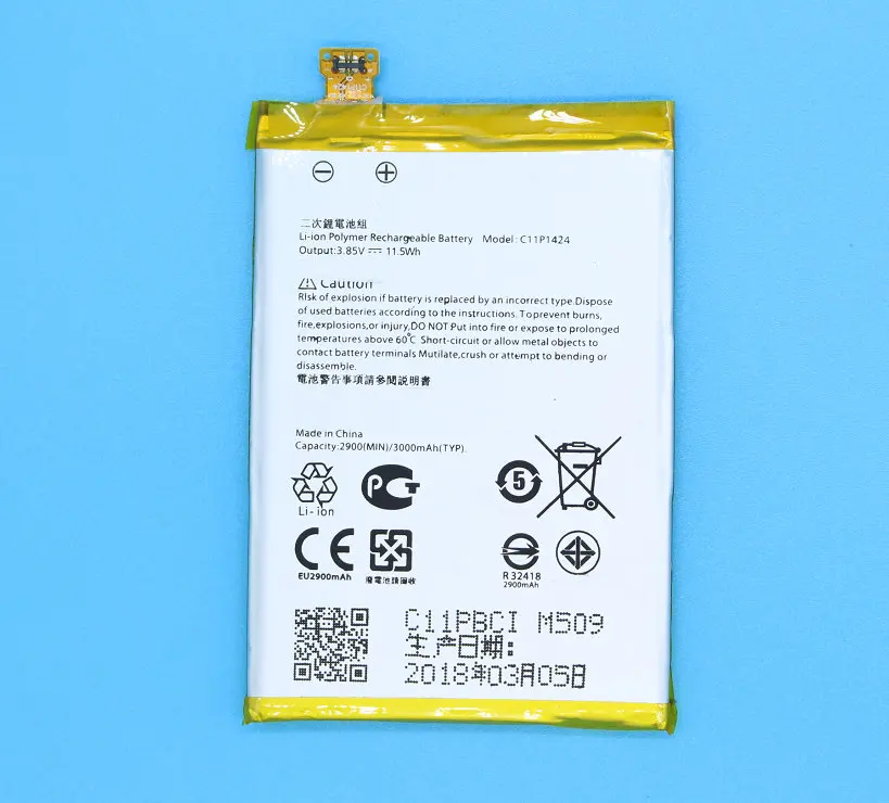 Литий полимерный аккумулятор C11P1424 3000 мАч для ASUS Zenfone2 Zenfone 2 ZE550 ML Z008D ZE550ML ZE551ML Z00AD