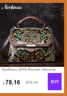 Norbinus роскошные женские сумки из натуральной кожи женские Ретро элегантные сумки через плечо из коровьей кожи ручной работы женские сумки