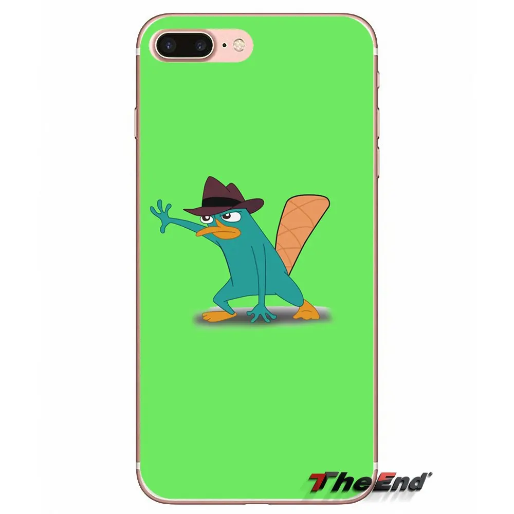 Силиконовый чехол-кошелек с рисунком Перри из мультфильма платьица для Huawei P Smart Y6