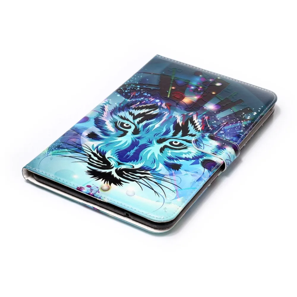 SM T560 T561 чехол Модный для планшета книга подставка искусственная кожа чехлы Samsung