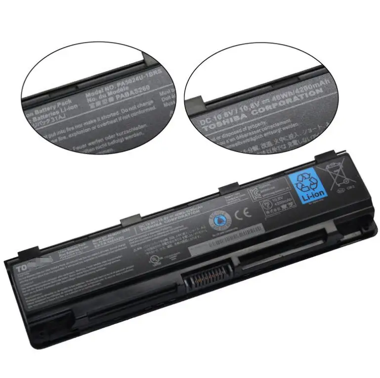 Для Toshiba C840 C850 L70 L75D PA5109U-1BRS PA5024U-1BRS ноутбук Батарея