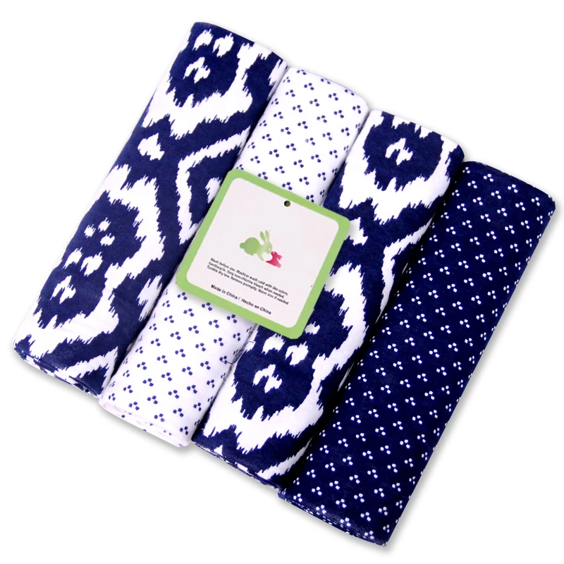 Бесплатная доставка 4 шт./упак. 100% хлопок supersoft фланель получения детское одеяло