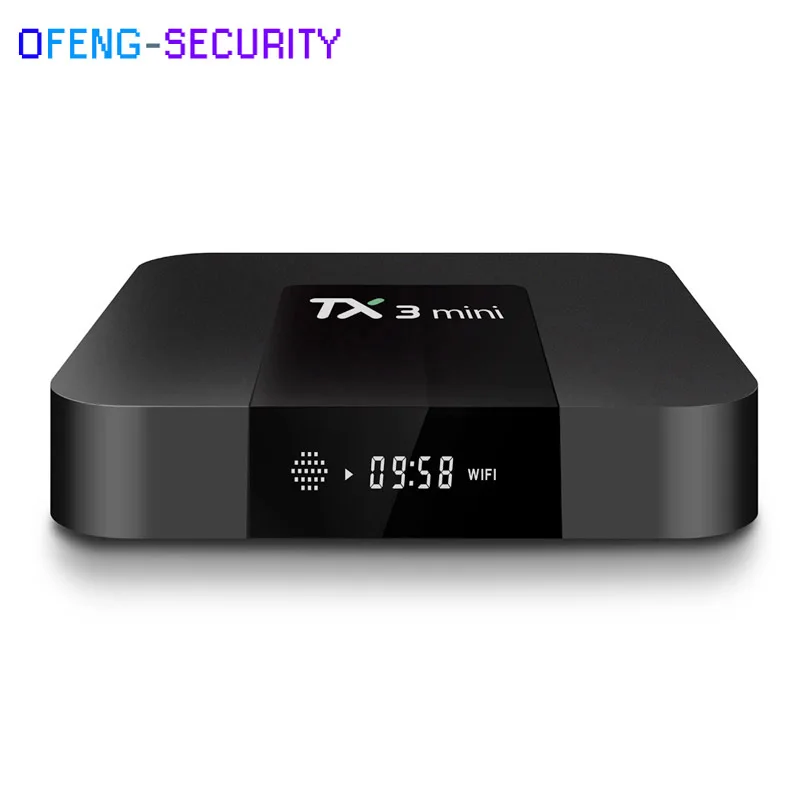 TX3 Мини Android 7 1 2 + 16 г Amlogic S905W Quad-Core 4 ГГц Wi-Fi К H.265 Декодер каналов кабельного