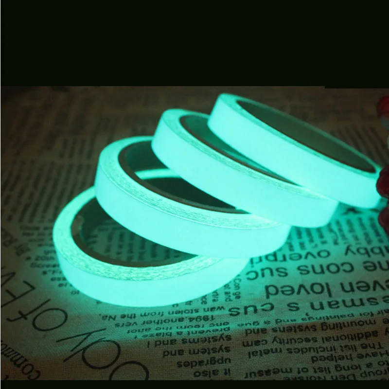 

Multipurpose Glow in the Dark Fluorescent Night Stage Safety Sticker Tape Self Adhesive Glow Party Decor Luminous