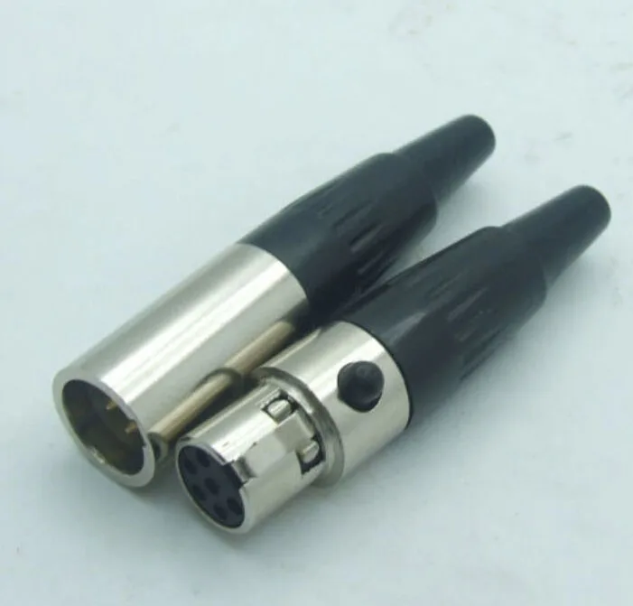 10 компл. Mini 6 PIN MINI XLR IN-LINE (10 штекер + 10 гнездовой разъем) разъем TA6F для медицинского оборудования