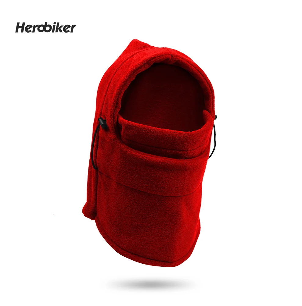 HEROBIKER, Флисовая Балаклава, мотоциклетная маска для лица, унисекс, Осень-зима, лыжная маска для лица, шапки для пеших прогулок, шлем, маска для бега, шапки