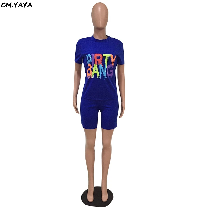 2019 женский летний с буквенным принтом круглым вырезом коротким рукавом топ выше