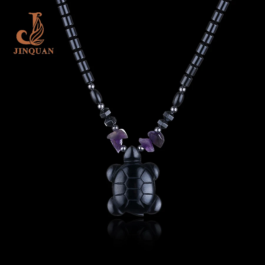 Новый Натуральный камень черепаха Цепи Ожерелье и Подвески для Женщин Старинные