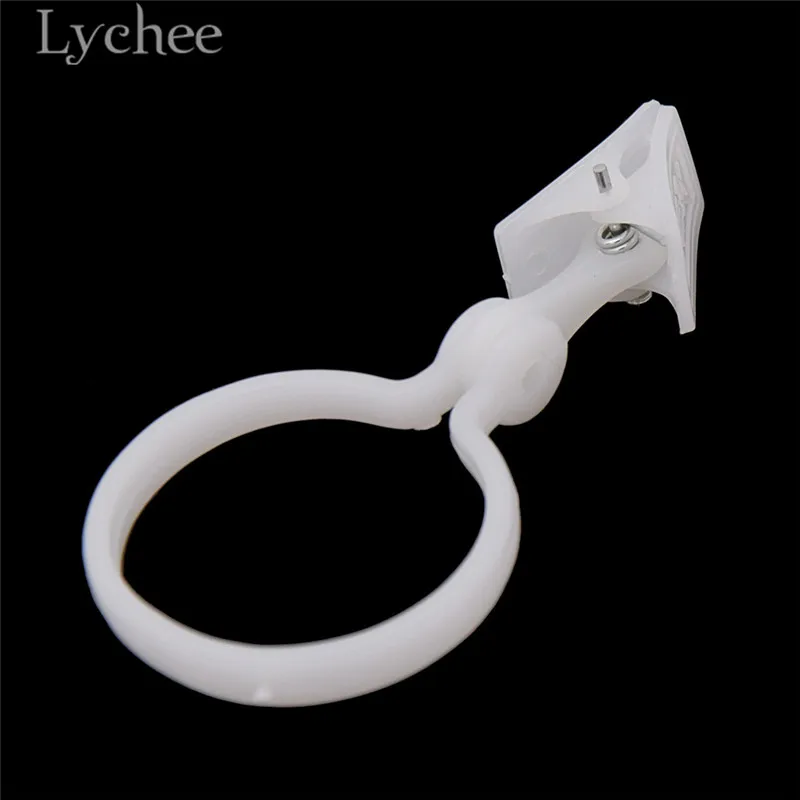 Lychee Life 12 шт. пластиковые зажимы для занавесок белые пряжки простые аксессуары