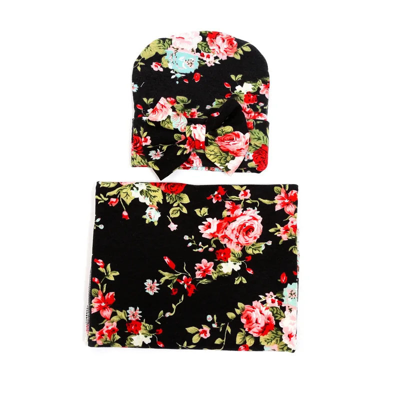 Комплект постельного белья с одеялом для новорожденных накидка цветочным