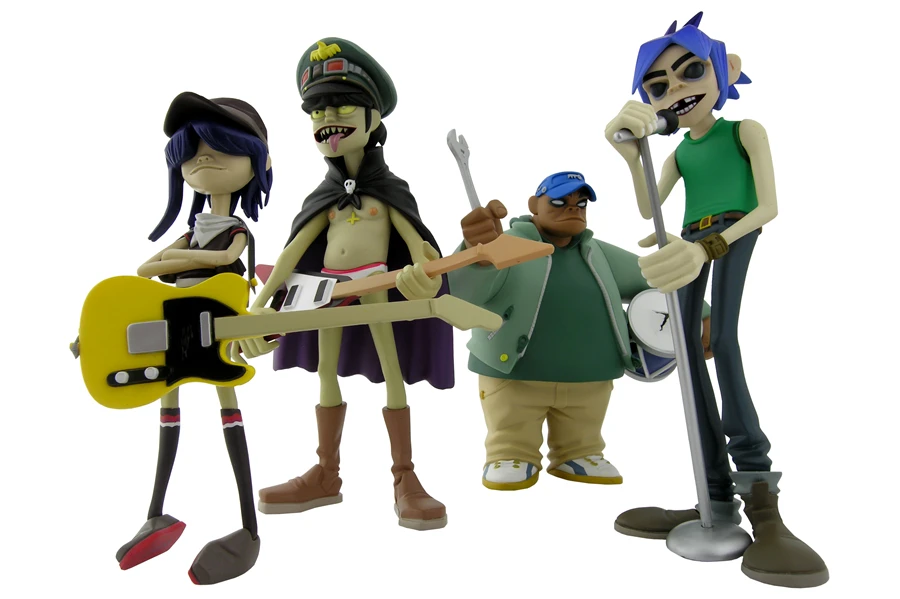 На заказ на холсте художественные Gorillaz плакат наклейка с принтом музыкальной