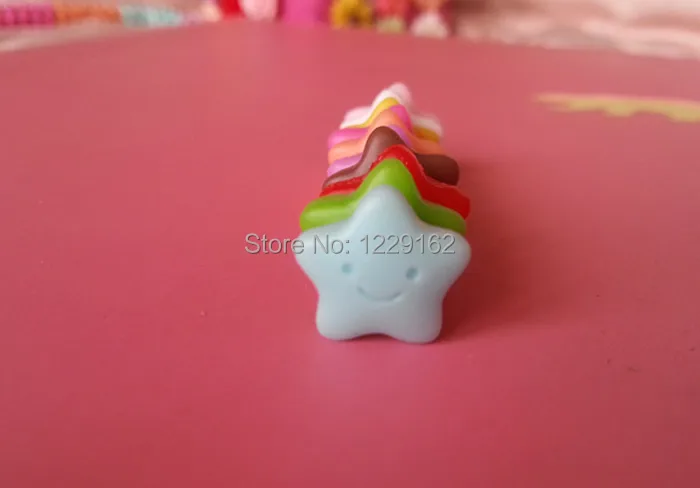 Новое поступление (10 шт./компл.) милая улыбающаяся звезда магниты на холодильник