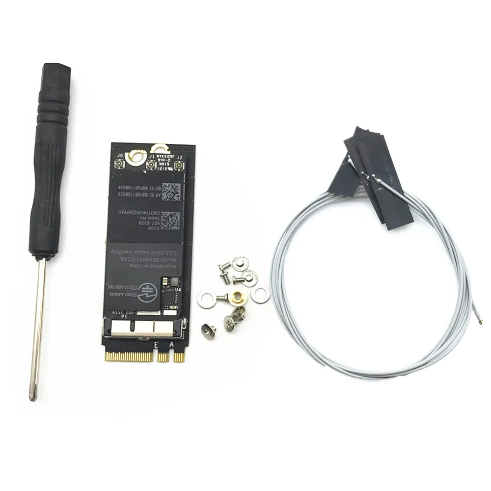 Broadcom BCM94331CSAX 802.11n 450 Мбит/с Поддержка Bluetooth 4 0 NGFF M.2 карта + антенны|bluetooth card|broadcom