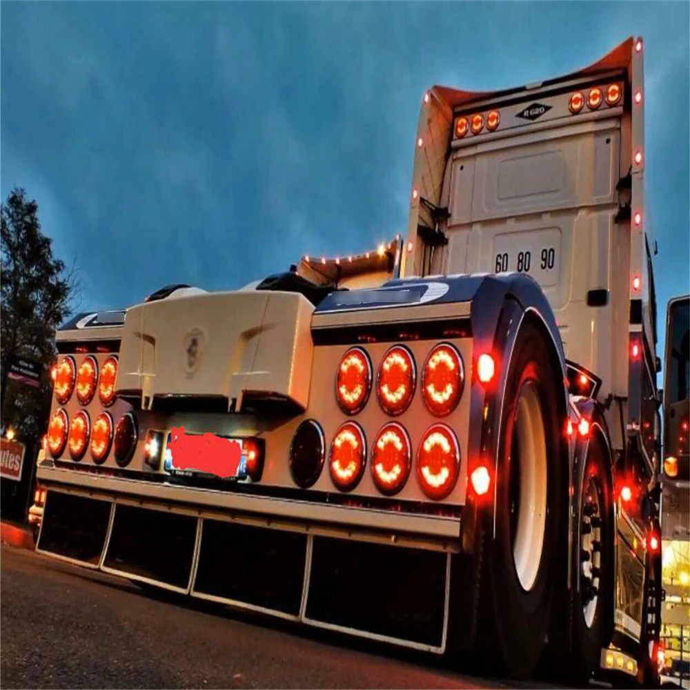 RC автомобиль Топ задний светодиодный набор для 1/14 Tamiya по супер скидке SCANIA R620 R470