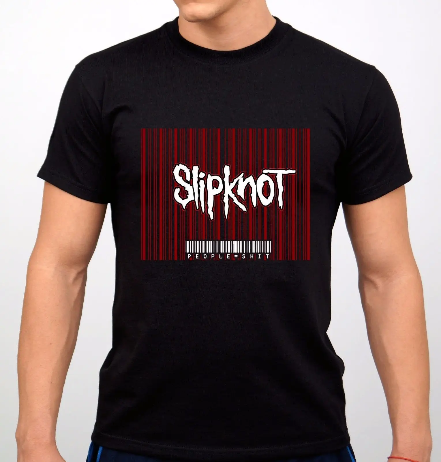 Рок группы Slipknot футболка черный Новое|Мужские футболки| |