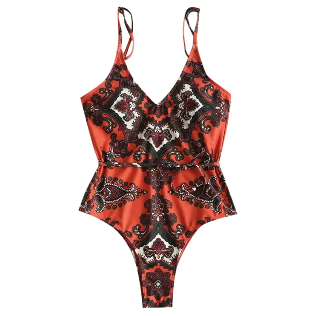 Женский купальник с пуш ап SAGACE бразильский открытой спиной и принтом лето 2019| |