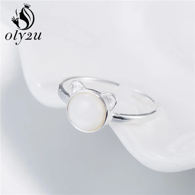 Oly2u кольца с кошачьей головой для женщин и мужчин ювелирные изделия красивые