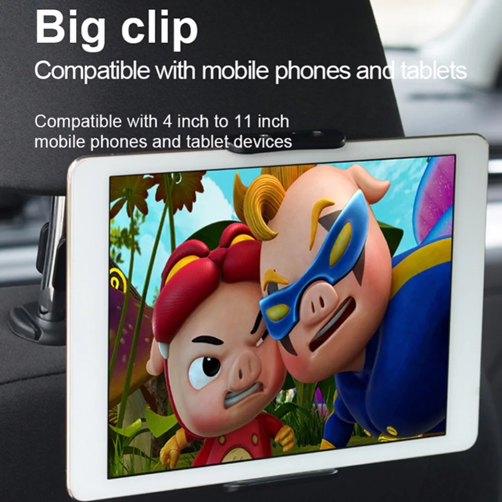 2018 Hot Car Back Seat Phone Tablet PC Holder For iPhone X/8/7 Samsung iPad 360 Degree Rotation Mount Headrest Bracket Stand |