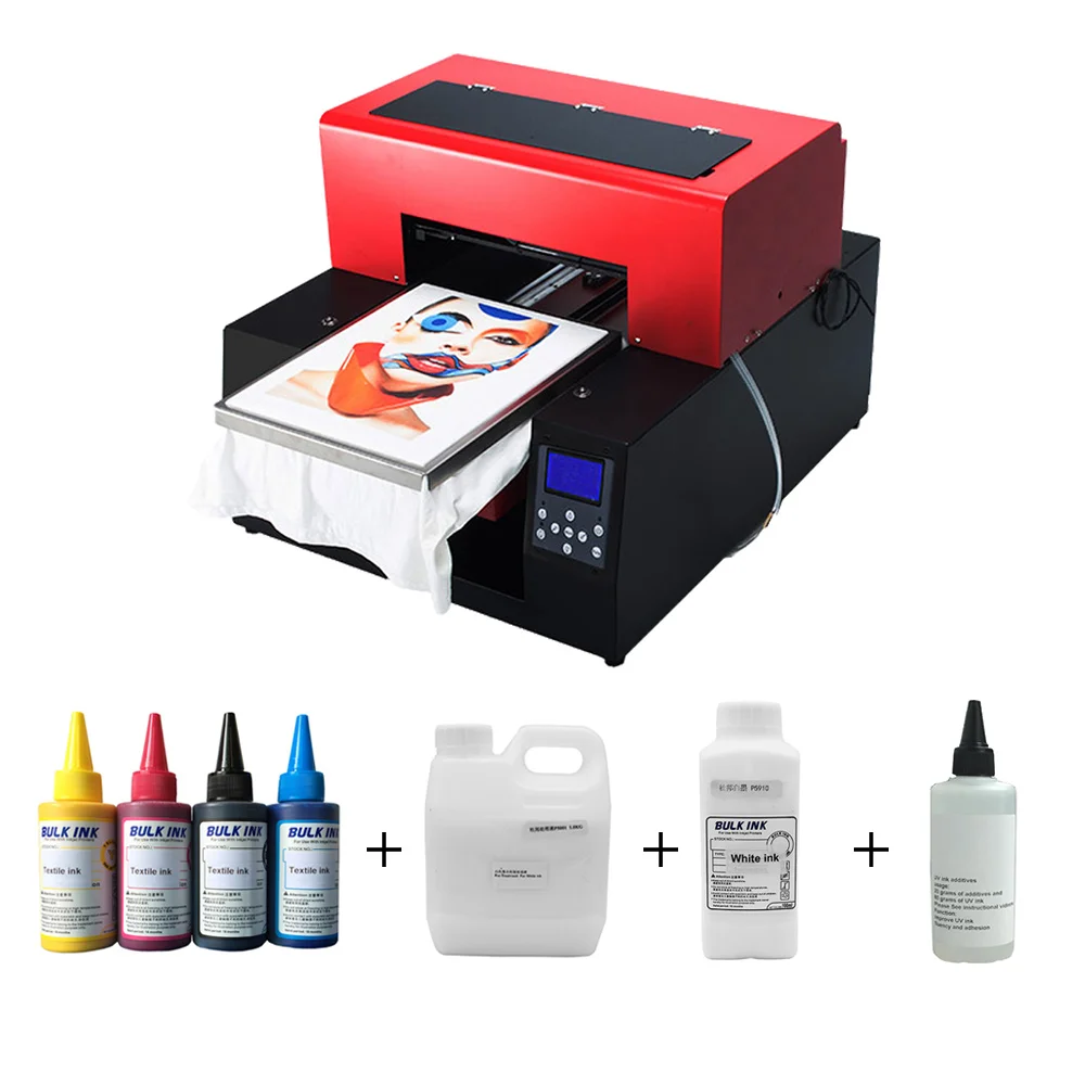 Colorsun автоматический A3 футболка DTG планшетный принтер для ткани хлопковой